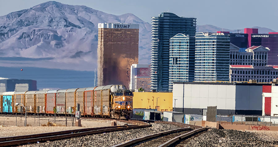Union Pacific RR Las Vegas Photograph by Michael W Rogers