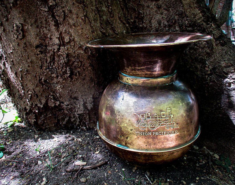 Union Pacific RR Spittoon Photograph by W Craig Photography