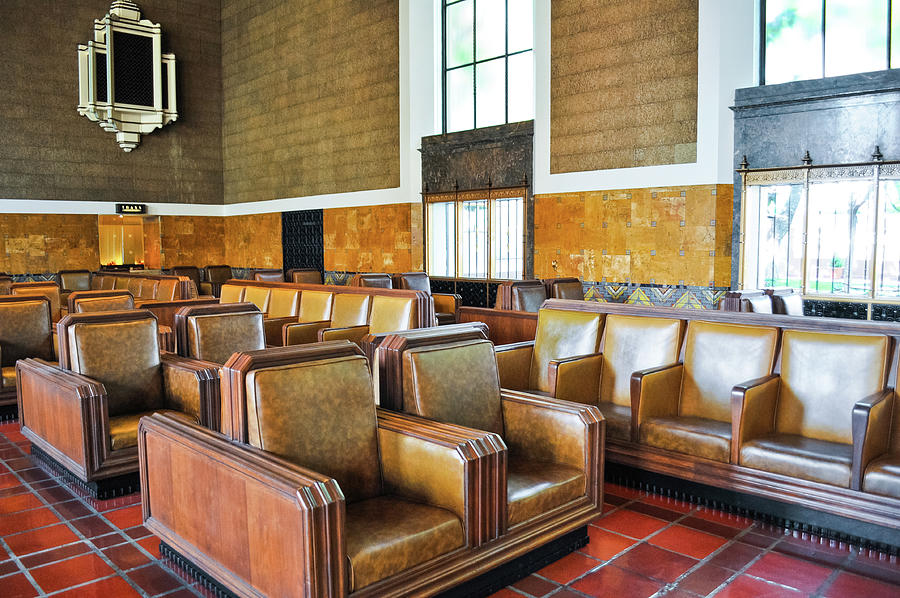 Union Station Waiting Room Los Angeles Photograph by Kyle Hanson