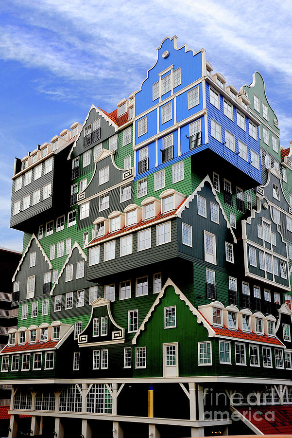 Unique Hotel in Amsterdam Zaandam Photograph by Gunther Allen