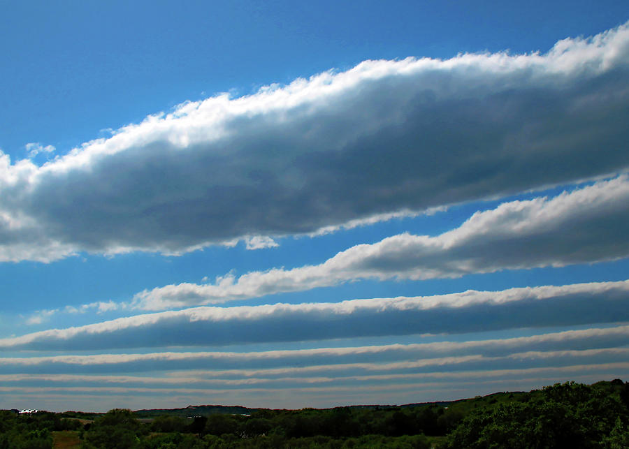 Roll and Rope Clouds Near La Grange Photograph by Connie Fox