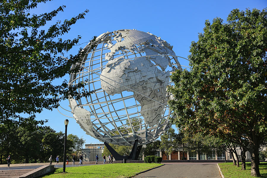 New York City Photograph - Unisphere 1964 Worlds Fair NY Queens 2020 by Chuck Kuhn