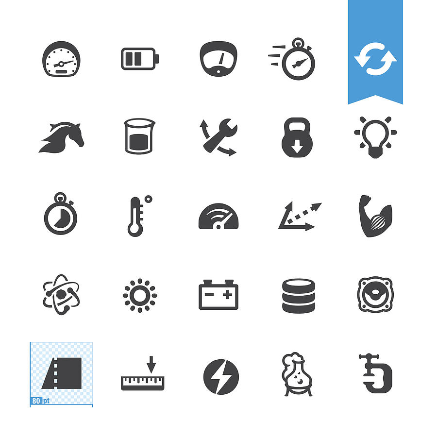 Unit Converter vector icons Drawing by Lushik