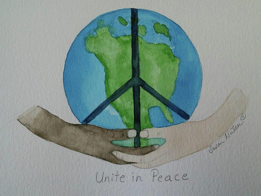 Unite in Peace Painting by Susan Nielsen