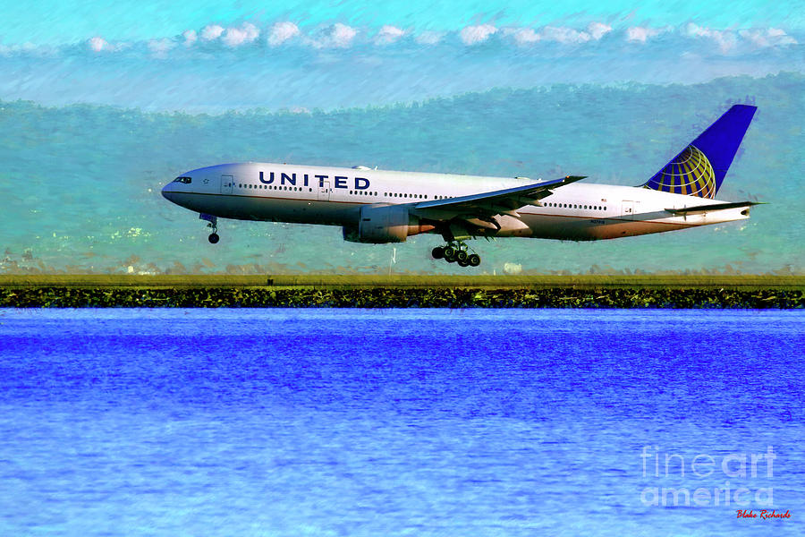 United Boeing 777-224 ER  Photograph by Blake Richards
