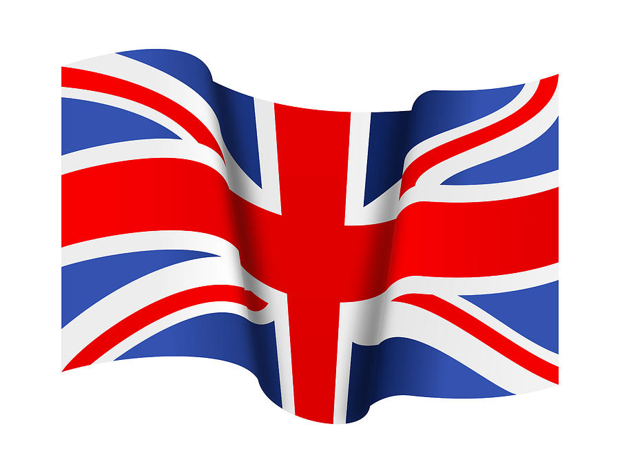 United Kingdom Flag Drawing by Filo