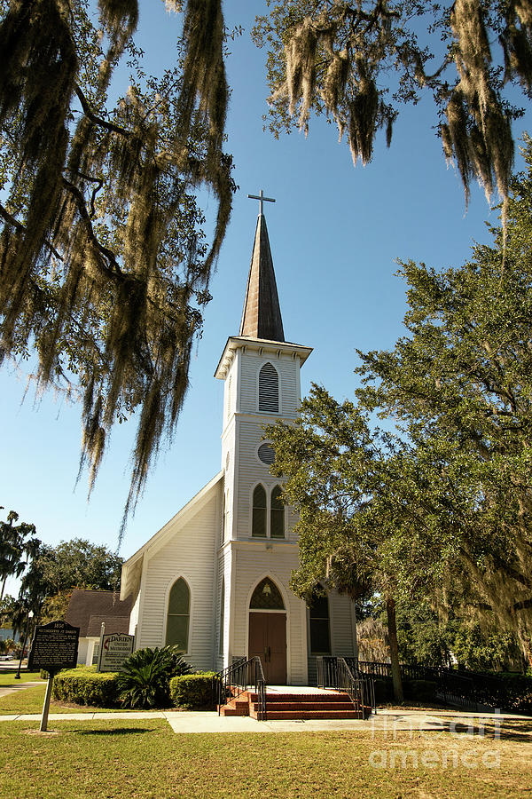 United Methodist Church Darien GA Photograph by Scott Pellegrin