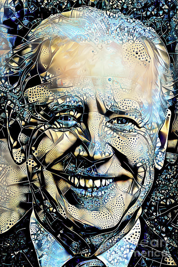 United States 46th President Joe Biden in Surreal Abstract 20210210 Photograph by Wingsdomain Art and Photography