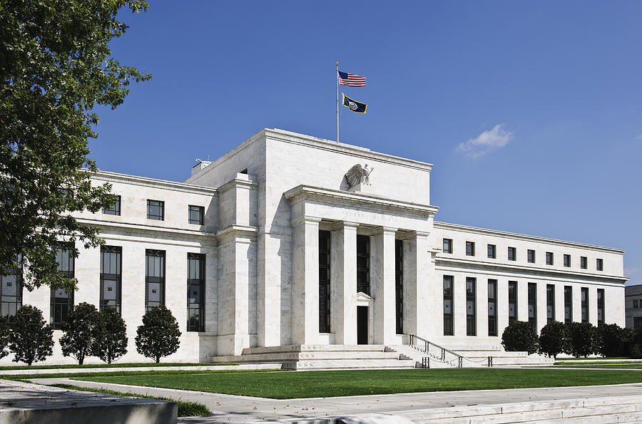 United States federal reserve Photograph by Tetra Images