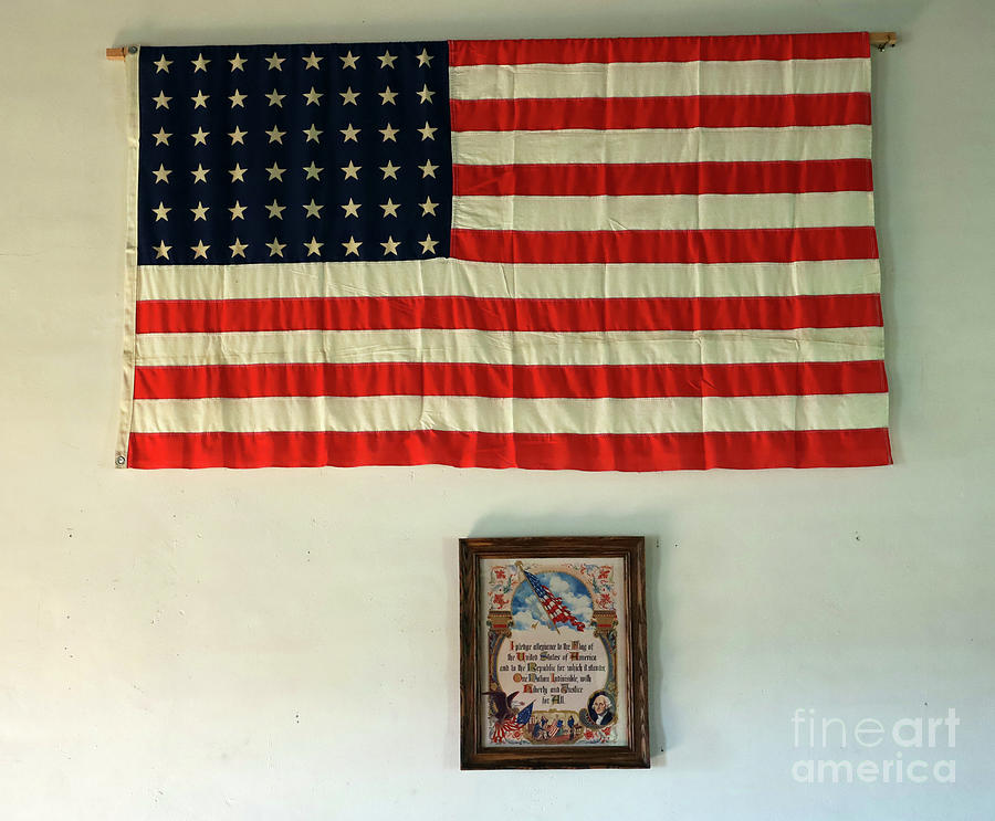United States Flag With 48 Stars 7302 Photograph by Jack Schultz