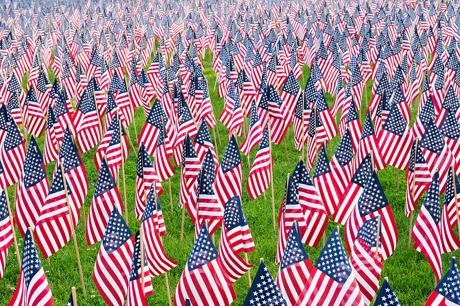 United States Flags Photograph by RodrigoBlanco