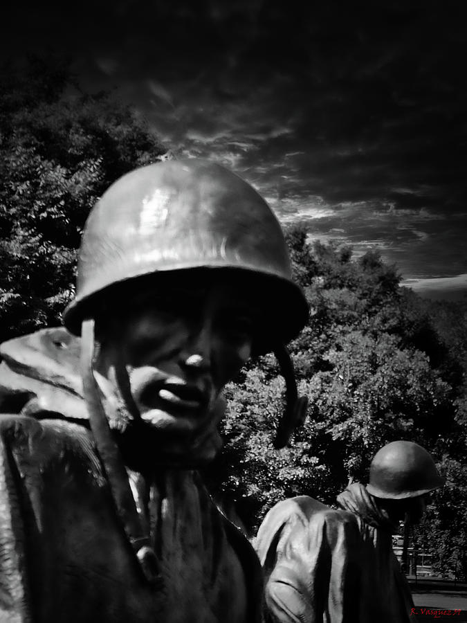 United States Korean War Monument  Photograph by Rene Vasquez