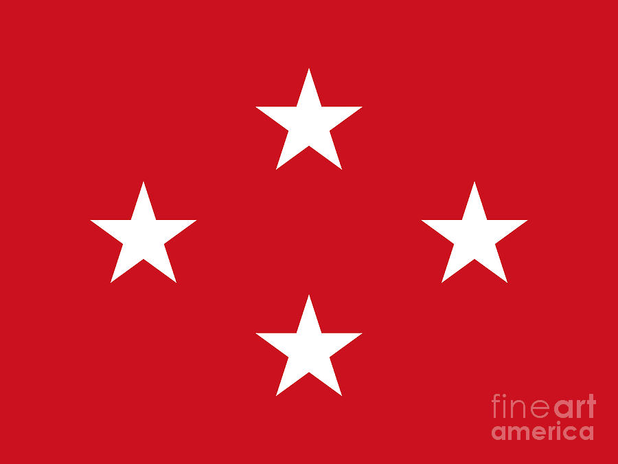 United States Marine Corps Four Star General Flag Digital Art by ...