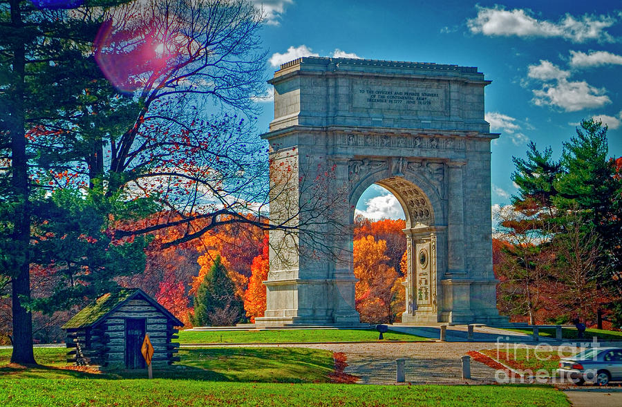 United States National Memorial Arch Photograph by David Zanzinger