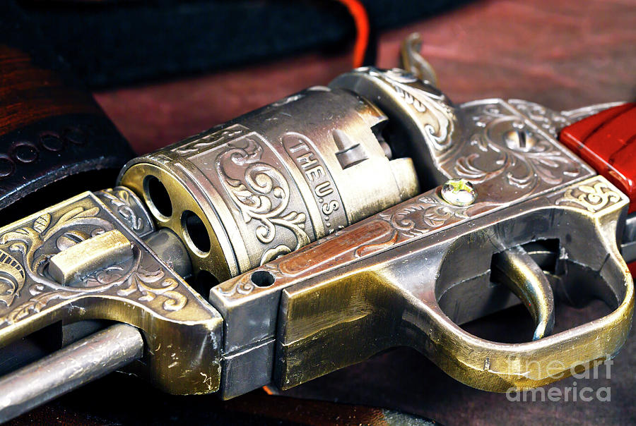 United States Outlaw 1851 Revolver Detaills Photograph by John Rizzuto