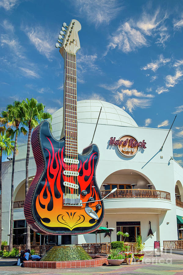 Universal Photograph - Universal City Hard Rock Giant Guitar by David Zanzinger
