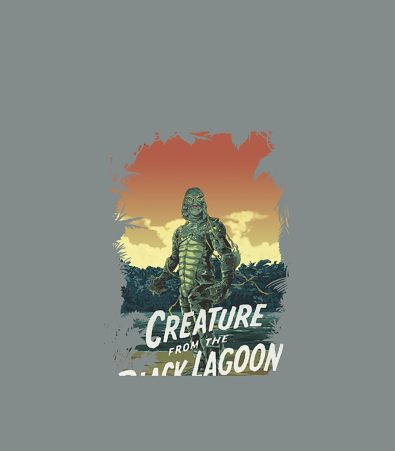 Universal Monsters Creature From The Black Lagoon Dark Frame Digital ...