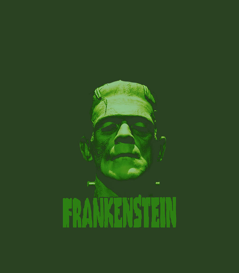 Universal Monsters Frankenstein Dark Portrait Digital Art by Colin ...