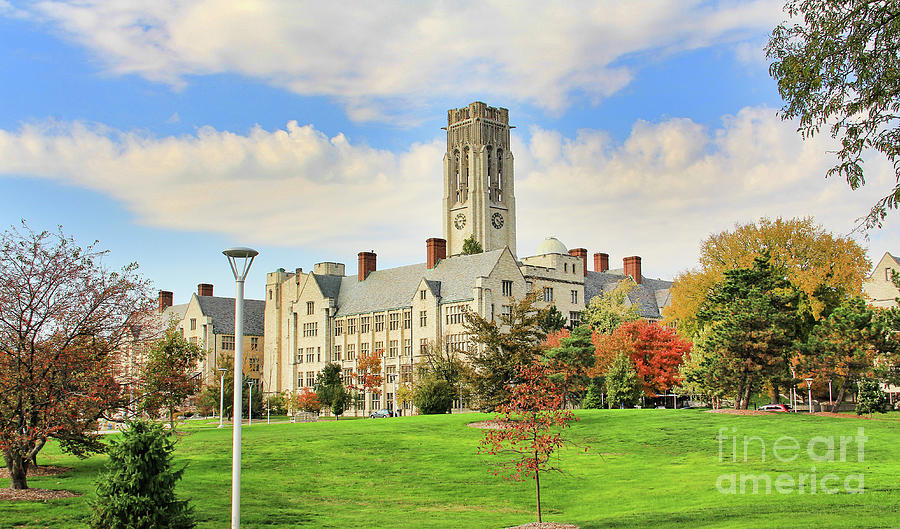 University Hall University of Toledo Fall 9206 b2 Photograph by Jack