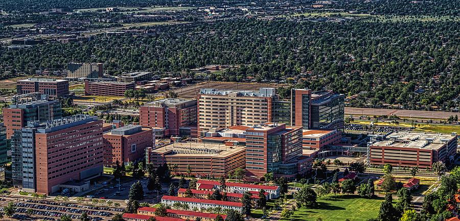 University of Colorado Anschutz Medical Campus Photograph by Mountain ...