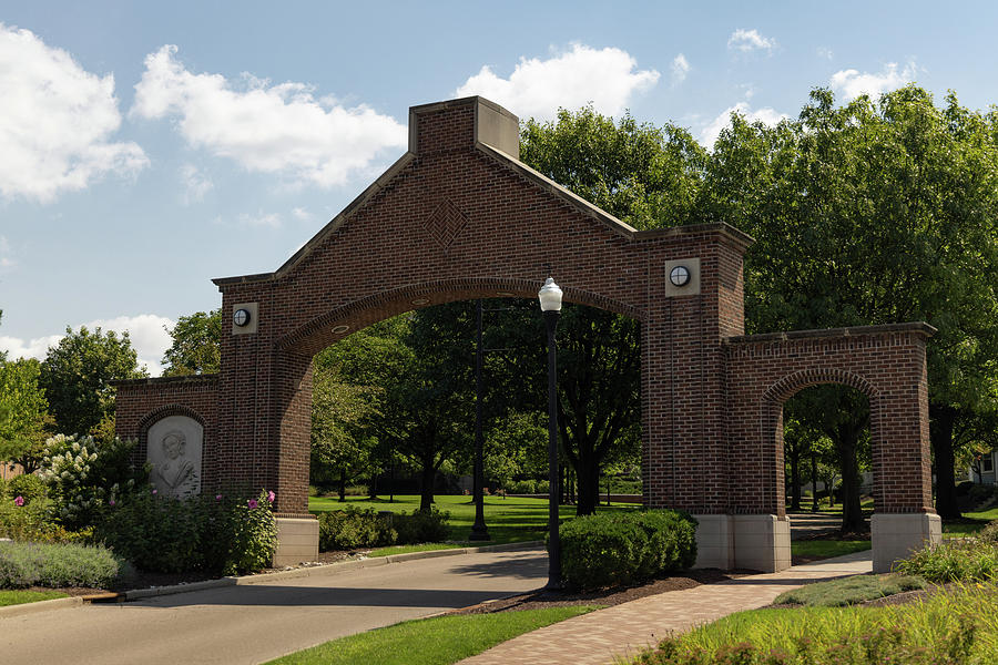 University of Dayton arch entrance Photograph by Eldon McGraw