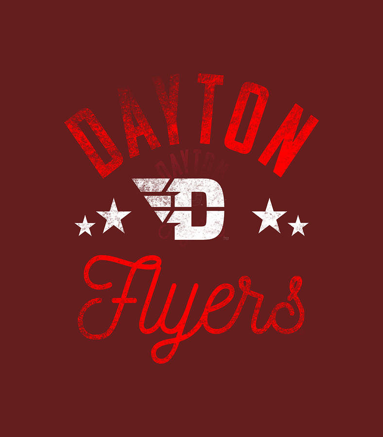 University Of Dayton Flyers Logo Swea Digital Art by Miguel Daria ...