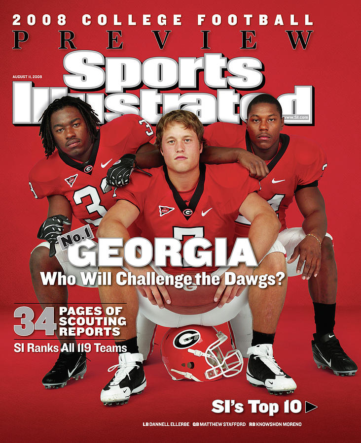 University of Georgia, 2008 College Football Preview Issue Cover Photograph by Sports Illustrated