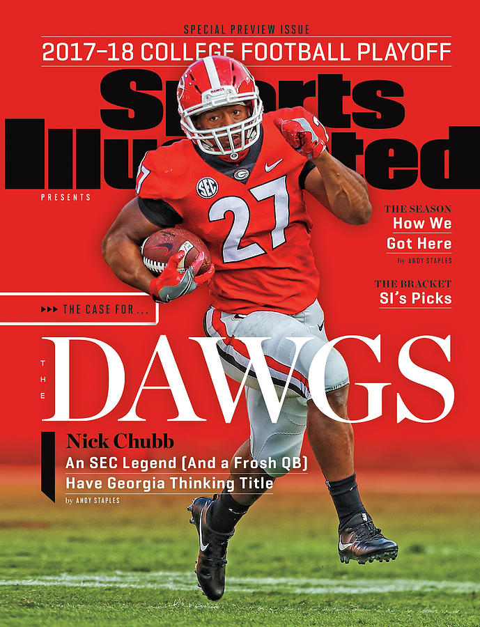University of Georgia, 2017-19 Colle Football Playoff Issue Cover Photograph by Sports Illustrated