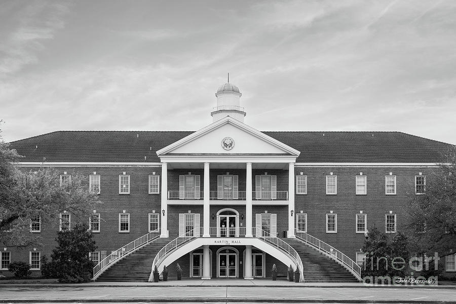University of Louisiana Martin Hall Photograph by University Icons