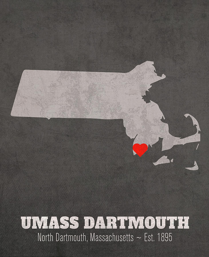University of Massachusetts Dartmouth North Dartmouth Massachusetts Founded Date Heart Map Mixed