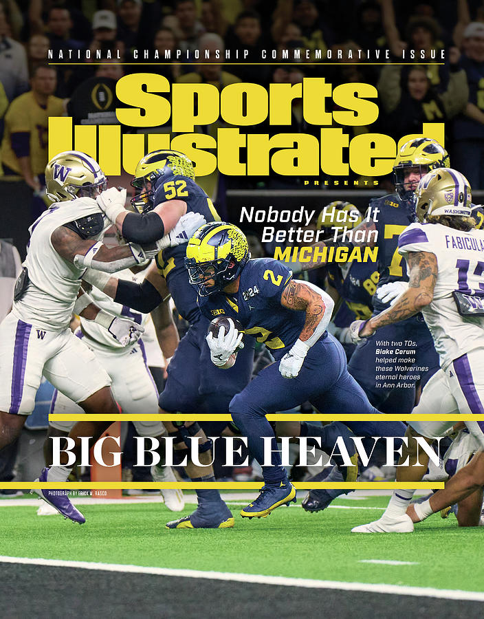 University of Michigan, 2024 College Football National Championship Issue Cover Photograph by Sports Illustrated