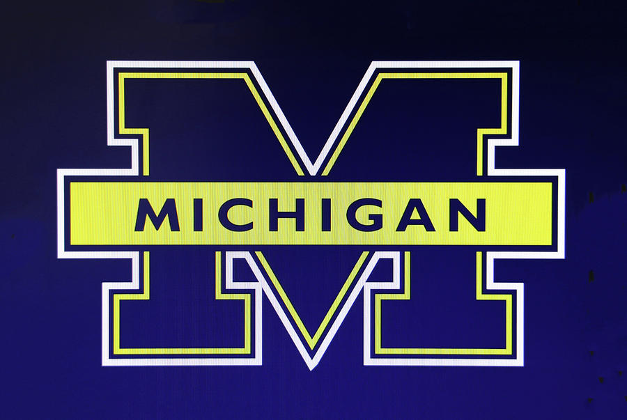 University of Michigan Logo Photograph by Allen Beatty