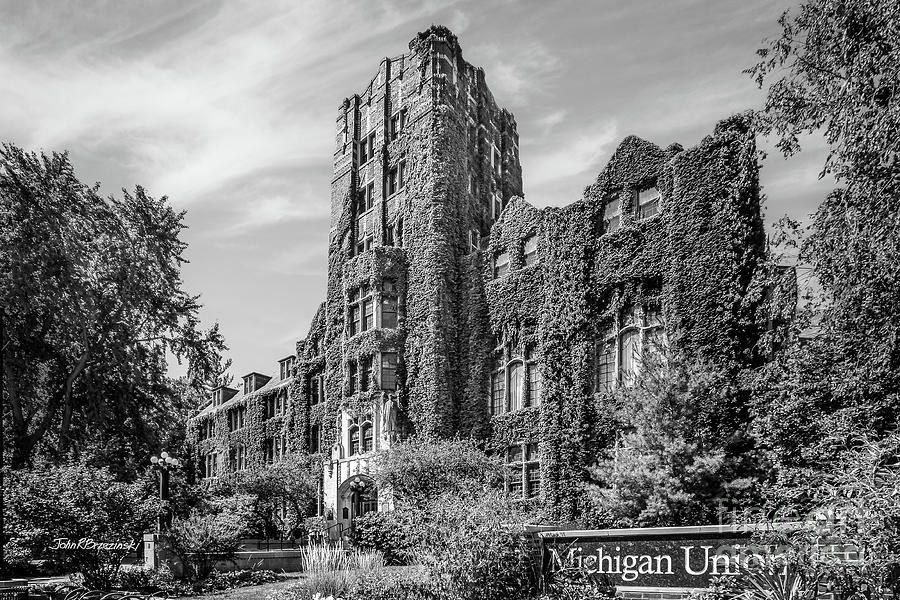 University Of Michigan Photograph - University of Michigan Michigan Union by University Icons