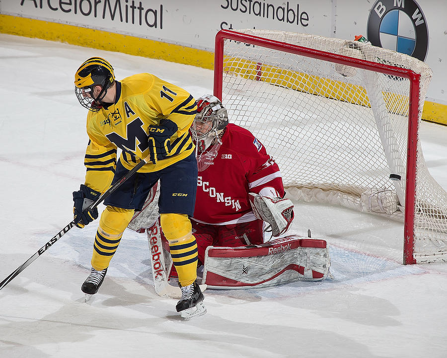 University of Michigan Wolverines v Wisconsin Badgers Photograph by Dave Reginek