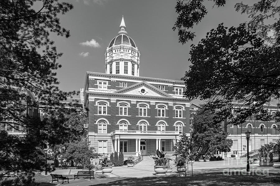 University of Missouri Columbia Jesse Hall Photograph by University Icons