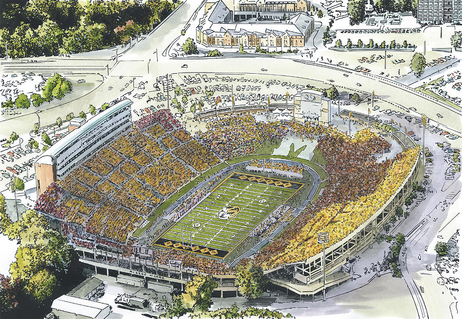 University of Missouri Faurot Field Painting by John Stoeckley - Fine ...