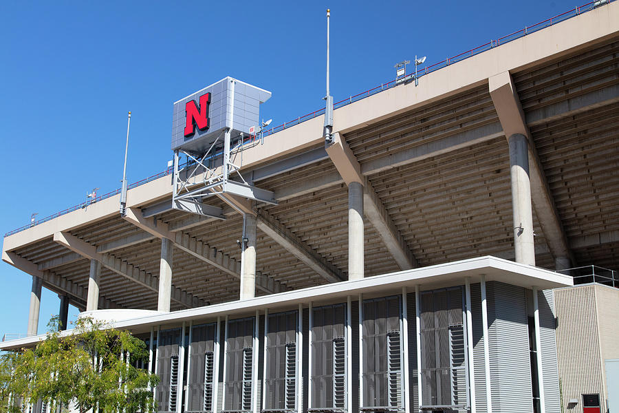 University of Nebraska Memorial Stadium Photograph by Eldon McGraw