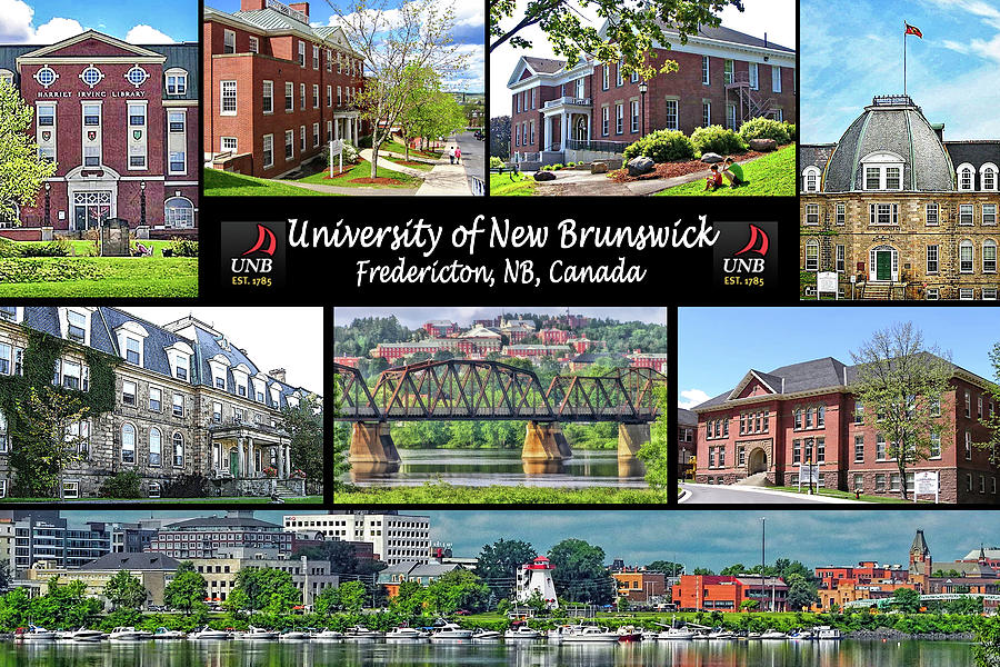 University of New Brunswick Collage Photograph by Carol Randall