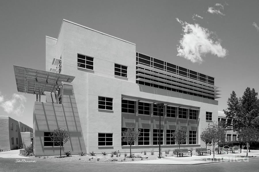 University Of New Mexico Photograph - University of New Mexico Castetter Hall by University Icons
