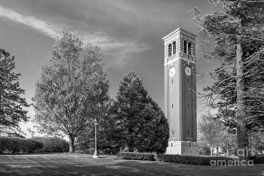 University of Northern Iowa Clock Tower Photograph by University Icons