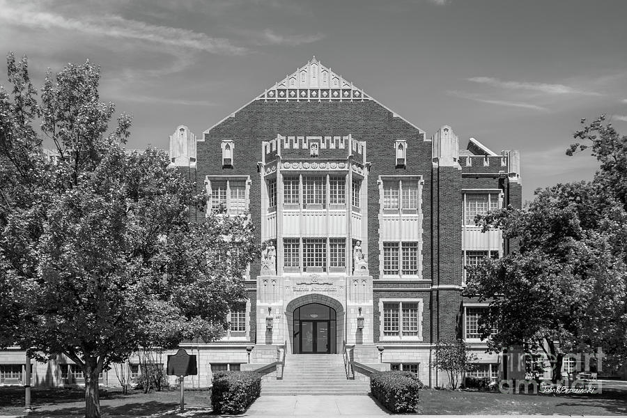 University of Oklahoma Adams Hall Photograph by University Icons
