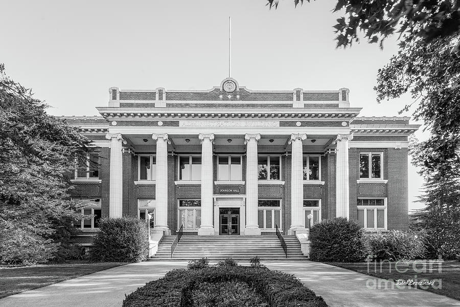 University Of Oregon Photograph - University of Oregon Johnson Hall by University Icons