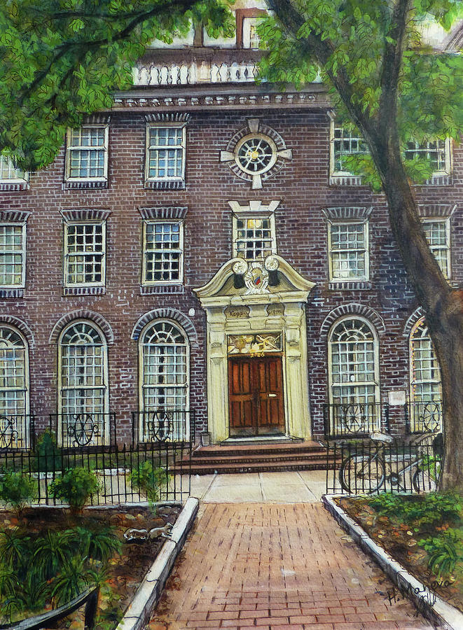 University of Pennsylvania-Kappa Sigma Painting by Henrieta Maneva