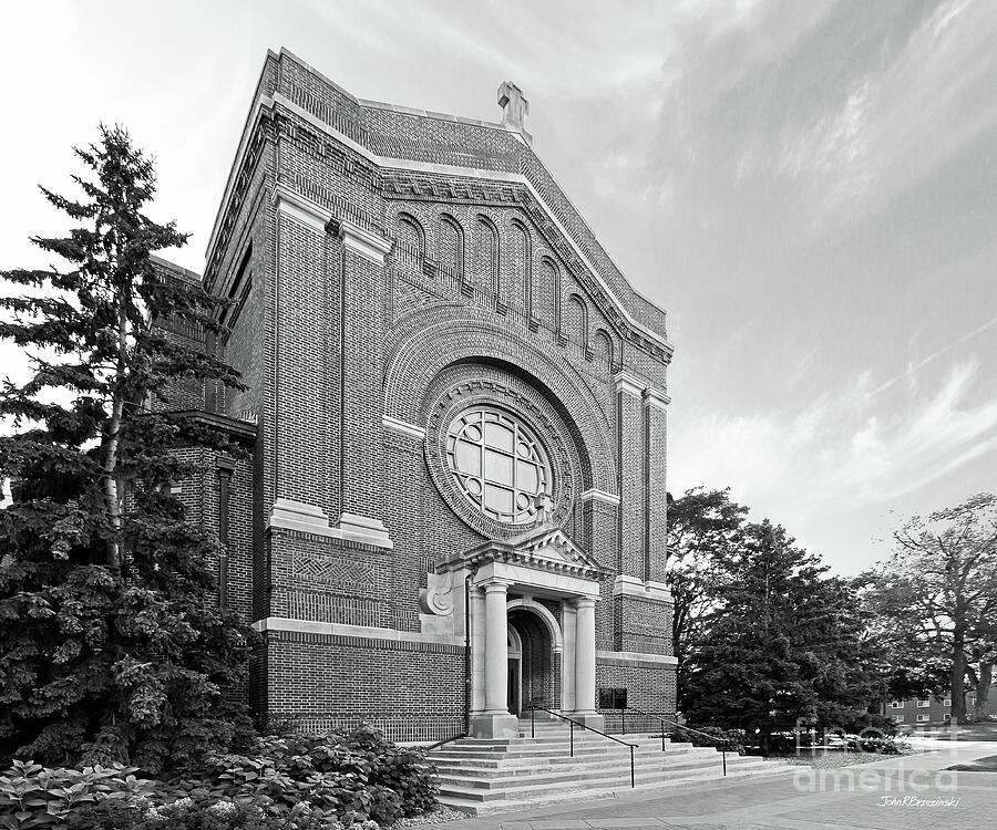 University of St. Thomas Chapel of St. Thomas Aquinas Photograph by University Icons