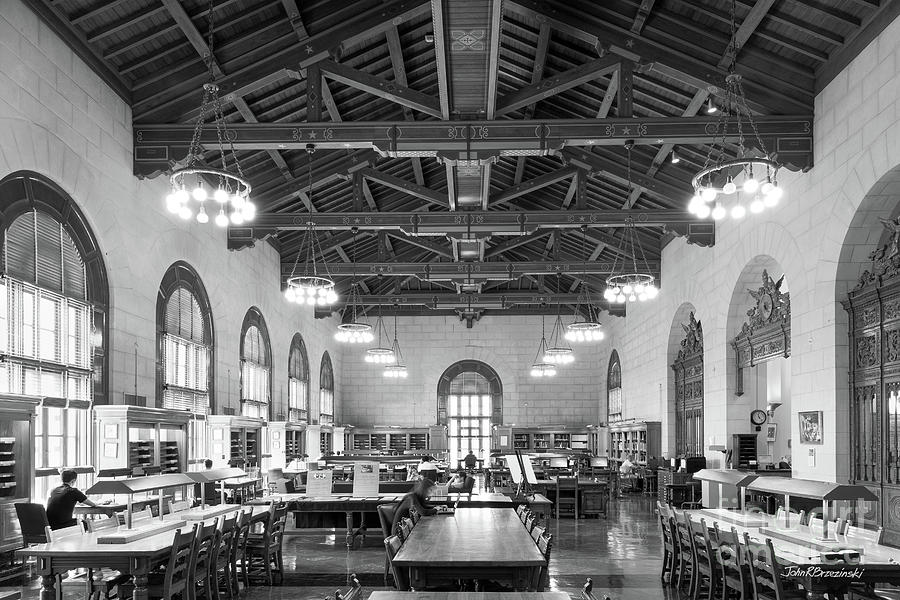 University of Texas Library Interior Photograph by University Icons