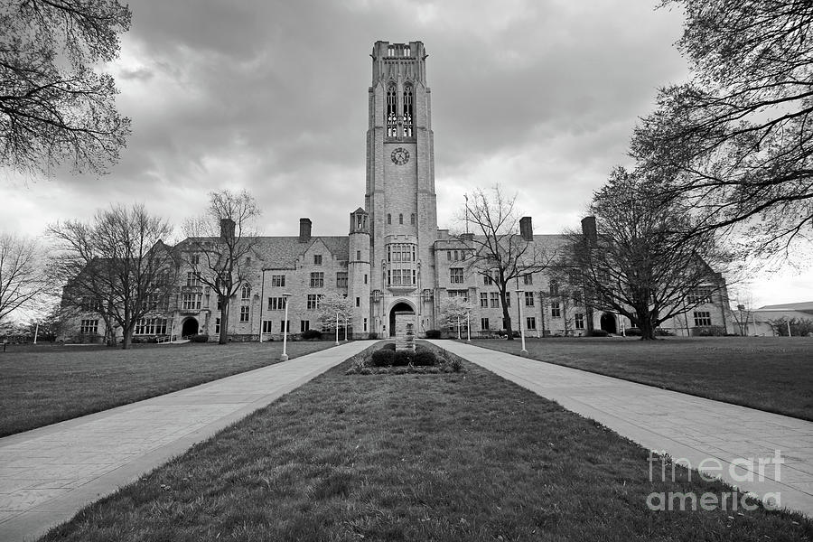 University of Toledo   bw  5902 Photograph by Jack Schultz
