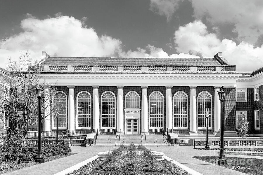 University of Virginia Alderman Library Photograph by University Icons