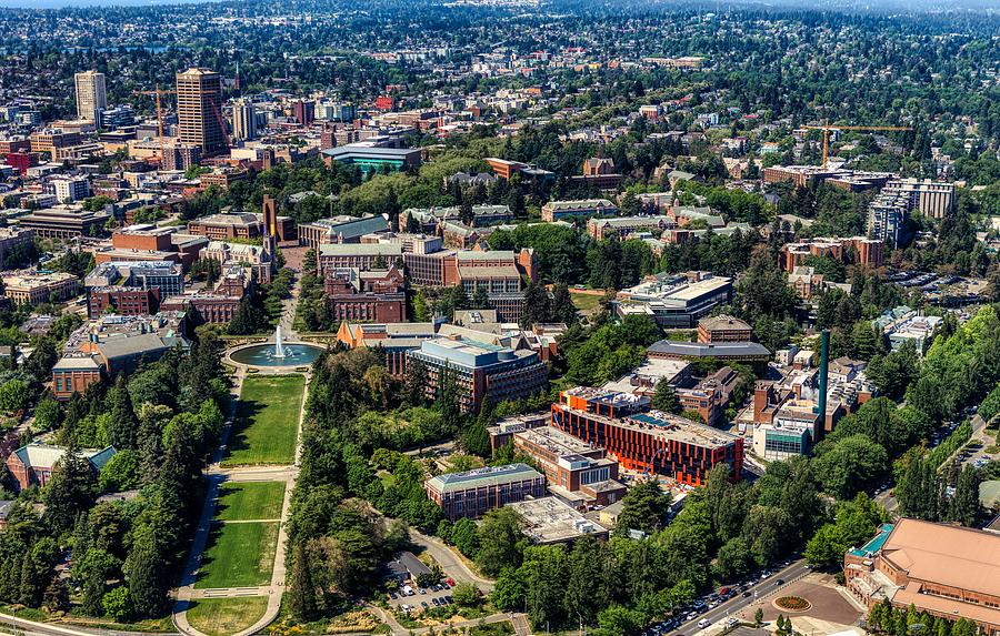 University Of Washington Photograph - University Of Washington by Mountain Dreams University Of Washington Photograph - University Of Washington by Mountain Dreams