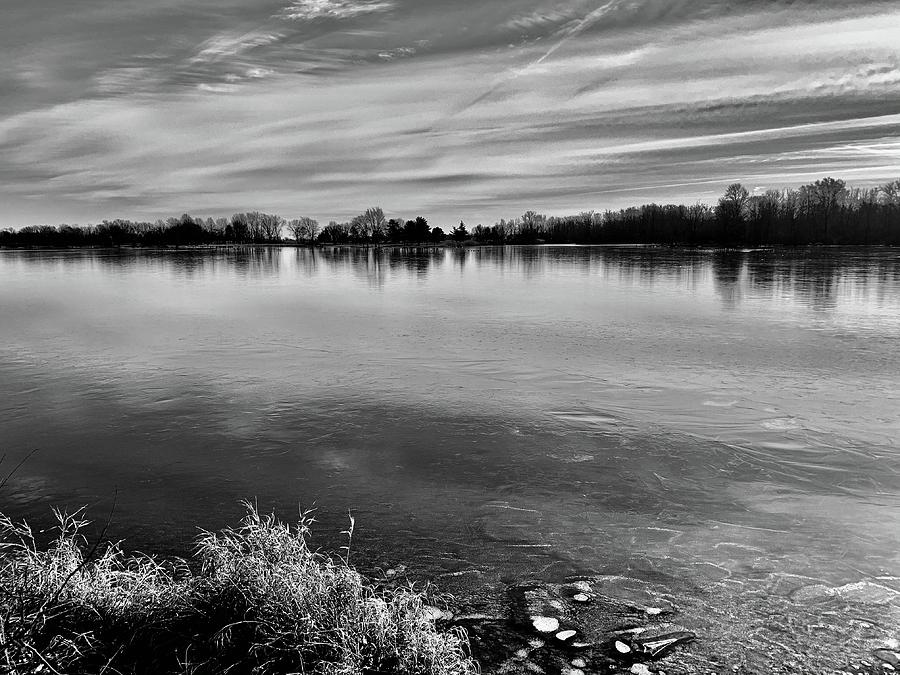 Unknown Lake under Ice, Kokomo, Indiana Photograph by Ben Compton ...