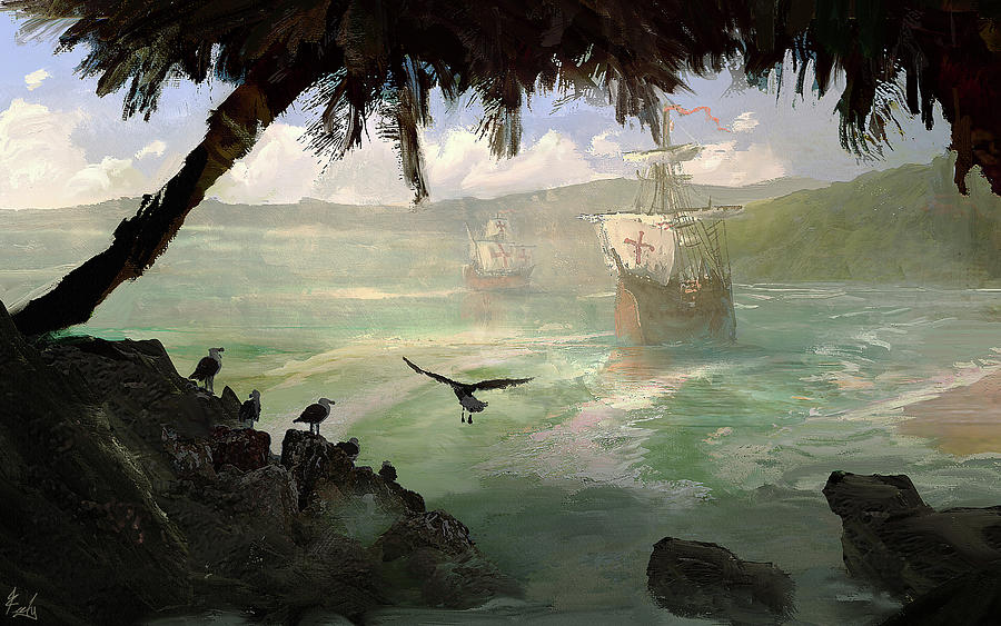 Unknown Shores Painting by Joseph Feely